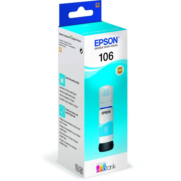 Original Ink bottle cyan Epson C13T00R240/106 cyan