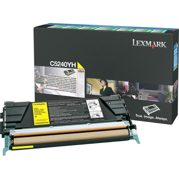 Original Toner yellow Lexmark C5240YH yellow