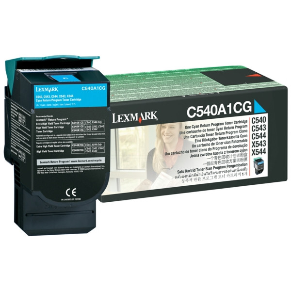 Original Toner cyan Lexmark C540A1CG cyan