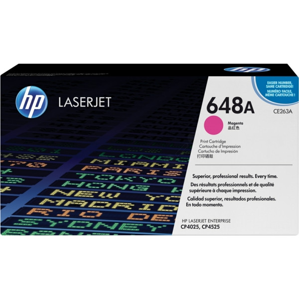 Original Toner magenta HP CE263A/648A magenta