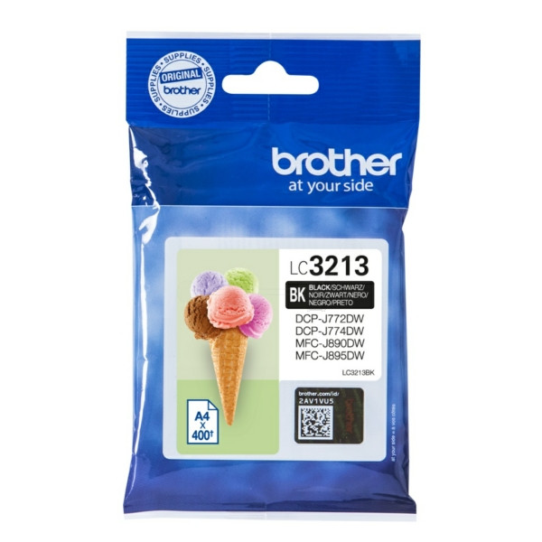 Original Ink cartridge black Brother LC3213BK black