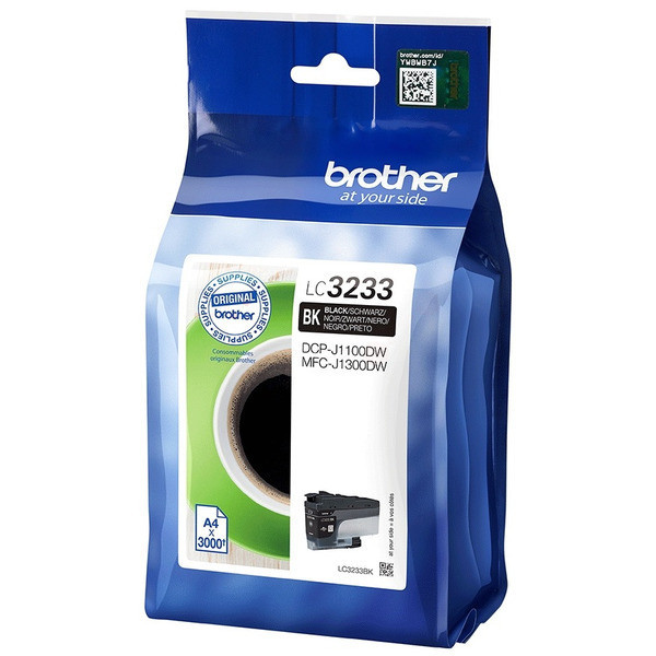 Original Ink cartridge black Brother LC3233BK black