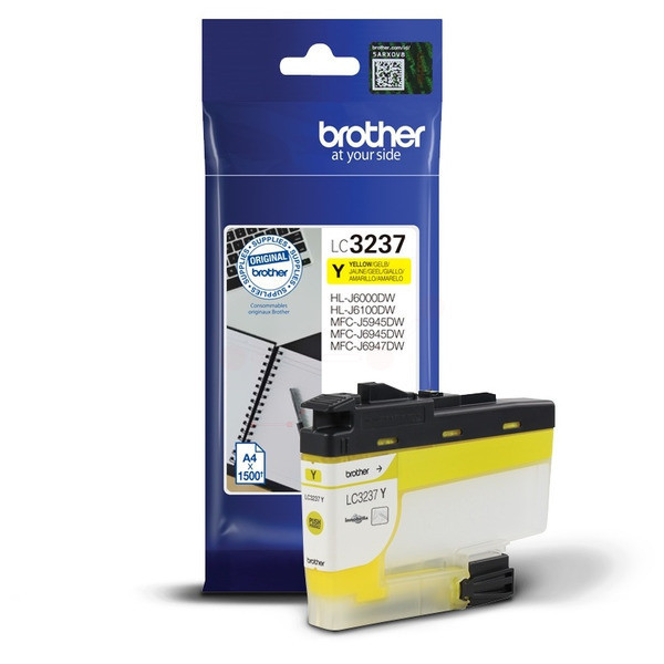 Original Ink cartridge yellow Brother LC3237Y yellow