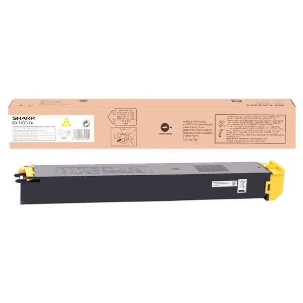 Original Toner yellow Sharp MX51GTYA yellow