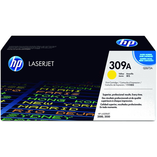 Original Toner yellow HP Q2672A/309A yellow