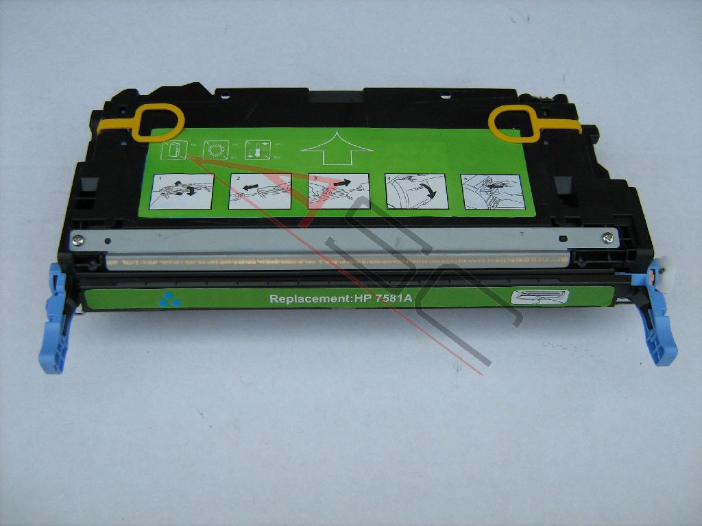Toner cartridge (alternative) compatible with HP Color Laserjet 3800  CP 3505 Serie cyan 