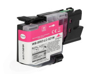 Cartouche d'encre (alternative) compatible with Brother LC521M magenta