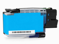 Ink cartridge (alternative) compatible with Brother LC527XLC cyan