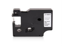 P-Touch (alternative) compatible with Dymo 45010 Black Transparent