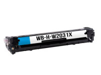 Toner cartridge (alternative) compatible with HP W2031X cyan