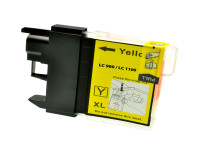Ink cartridge (alternative) compatible with Brother LC1100Y yellow