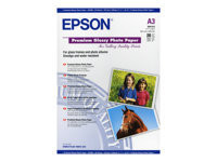 EPSON S041315  glänzend  Foto Papier inkjet 255g/m2 A3 20 Blatt 1er-Pack