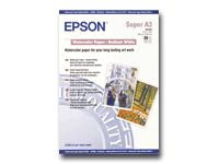 EPSON S041352 Matte Papier Aquarell inkjet 190g/m2 A3+ 20 Blatt 1er-Pack