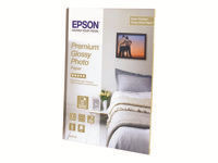 EPSON S042154 Premium  glänzend  Foto Papier inkjet 255g/m2 130x180mm 30 Blatt 1er-Pack