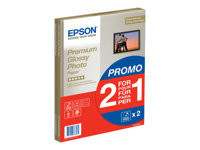 EPSON Premium glänzend Foto Papier inkjet 255g/m2 A4 2x15 Blatt 1er-Pack BOGOF