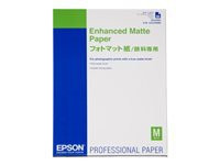 EPSON Enhanced matte Papier helle weiss inkjet 192g/m2 A2 50 Blatt 1er-Pack