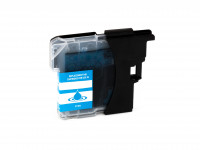 Ink cartridge (alternative) compatible with Brother DCP-J 125/315 W/515 W/MFC-J 220/265 W/410/415 W/615 W LC985C cyan