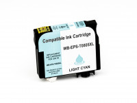 Ink cartridge (alternative) compatible with Epson C13T08054011/C 13 T 08054011 - T0805 - Stylus Photo P 50 Photo cyan