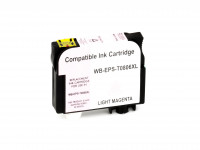 Ink cartridge (alternative) compatible with Epson C13T08064011/C 13 T 08064011 - T0806 - Stylus Photo P 50 Photo magenta