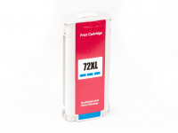Ink cartridge (alternative) compatible with HP - C9371A/C 9371 A - 72 - Designjet T 1100 24 Inch cyan