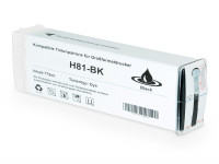 Bild fuer den Artikel IC-HPE81bk: Alternativ Tinte HP No. 81 C4930A in schwarz