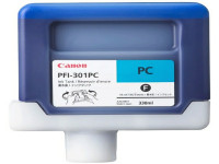 Original Ink cartridge bright cyan Canon 1490B001/PFI-301 PC photocyan