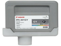 Original Ink cartridge gray Canon 1495B001/PFI-301 GY gray