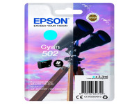 Original Ink cartridge cyan Epson C13T02V24010/502 cyan