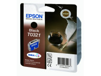Original Ink cartridge black Epson C13T03214010/T0321 black