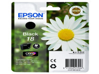 Original Tintenpatrone schwarz Epson C13T18014012/18 schwarz