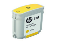 Original Ink cartridge yellow HP F9J61A/728 yellow