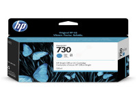 Original Ink cartridge cyan HP P2V62A/730 cyan