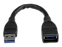 STARTECH.COM USB 3.0 A-to-A Extension Cable - M/F - 6in Black