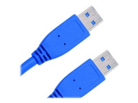 JOUJYE CC 130-0,5m USB3 Kabel bis zu 5Gbit/s innere Kupferleitung AWG 30 dreifache Abschirmung und hochdichter Geflechtschirm
