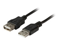 EFB USB2.0 Verlaengerungskabel 0,5m GRAU Stecker A auf Buchse A