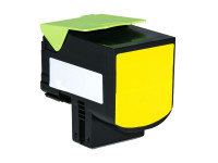 Set consisting of Toner cartridge (alternative) compatible with LEXMARK 80C0S10 black, 80C0S20 cyan, 80C0S30 magenta, 80C0S40 yellow - Save 6%