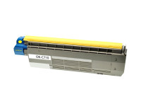 Set consisting of Toner cartridge (alternative) compatible with Oki C 710 Cdtn / DN / DTN / N black, OKI 44318607 cyan, OKI 44318606 magenta, OKI 44318605 yellow - Save 6%