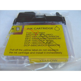 Set consisting of Ink cartridge (alternative) compatible with Brother LC1100 black, cyan, magenta, yellow - Save 6%
